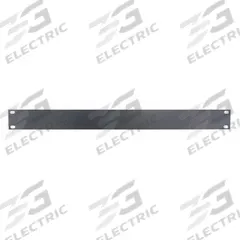 VIDEO MOUNT PRODUCTS Blank Panel: 1 Rack Units, 19 in Overall Wd, 1 3/4 in Overall Ht, Black, Steel (MPN ER1B). Key specifications — Brand: VIDEO MOUNT PRODUCTS; Product Type: Blank Panel; Color: Black; Material: Steel.