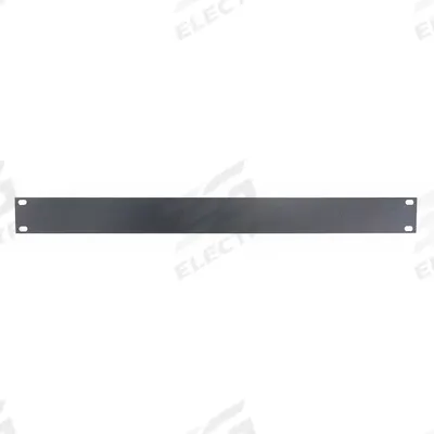 VIDEO MOUNT PRODUCTS Blank Panel: 1 Rack Units, 19 in Overall Wd, 1 3/4 in Overall Ht, Black - Blank Filler Panels