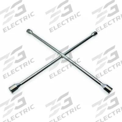 WESTWARD Lug Nut Wrench: 4 Wrench Heads, 7/8 in_15/16 in_1 in_1 1/16 in Wrench Head Size - 4-Way Lug Nut Wrenches