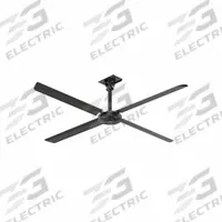 HUNTER INDUSTRIAL Ceiling Fan: 55,106 cfm Airflow, 10 ft Blade Dia, Variable Speeds, 120V AC, Silver (MPN X10-11P-IP-03). Key specifications — Voltage: 120V AC; Light Kit: No; Series: XP; Number of Speeds: Variable; Phase: Single; Current: 8.3 A; Brand: HUNTER INDUSTRIAL.