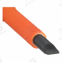 KLEIN TOOLS Insulated Slotted Screwdriver: Induction Hardened Steel, 3/16 in Tip Size, Std Lg (MPN 601-4-INS). Key specifications — attr1205183: 3/16 in; attr1205186: Cushion; attr1205189: KLEIN TOOLS.