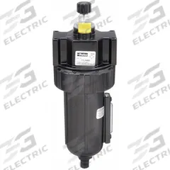PARKER Compressed Air Lubricator: Micro Mist, 1/2 in NPT, 90 cfm, 250 psi Max Op Pressure, Knob, 17L (MPN 17L34BE). Key specifications — attr111774: Zinc; attr111402: 17L; attr111761: PARKER.