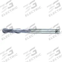 OSG Ball End Mill: Carbide, Diamond Coated, 2 Flute, 6 mm Mill Dia, 20 mm LOC, 63 mm OAL (MPN 71100616)