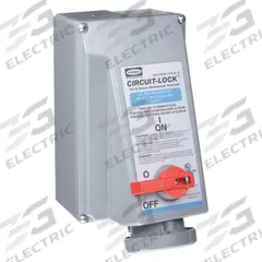 HUBBELL Mechanical Interlock: 120/208V AC, Three Phase, 60 A, 4 Pole, 5 Wire (MPN HBL560MI9W). Key specifications — Brand: HUBBELL; Reverse Service: No.