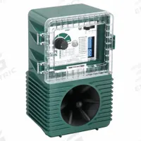 BIRD-X Electronic Bird Repeller: 1 acre Coverage Area, Wall Mount, Electric, 110 dB Max Volume (MPN BXP PRO 1). Key specifications — Manufacturer Part Number: BXP PRO 1; Brand: BIRD-X; Mounting Type: Wall Mount; Power Source: Electric; Targeted Animals: Starlings; Voltage: 110 V DC.