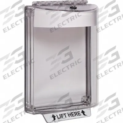 SAFETY TECHNOLOGY INTERNATIONAL Universal Stopper Cover: Polycarbonate - Covers for Alarms & Wall Fixtures