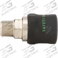 AIGNEP USA Quick Connect Hose Coupling: 1/4 in Body Size, 1/4 in Hose Fitting Size, Safety Vent (MPN 80621-04). Key specifications — Brand: AIGNEP USA; Thread Size: 1/4" -18; Coupling Locking Type: Safety Vent; Hose Fitting Gender: Male.