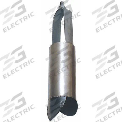 AMS Soil Auger Head: Carbon Steel Bail/Stainless Steel Cylinder, 2 1/4 in Overall Dia - Soil Auger Accessories