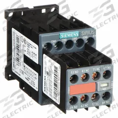 SIEMENS IEC Control Relay: DIN-Rail & Surface Relay Mounting, 24V DC Coil Volt, 6NO/2NC, 10 A (MPN 3RH22621BB40). Key specifications — Brand: SIEMENS.