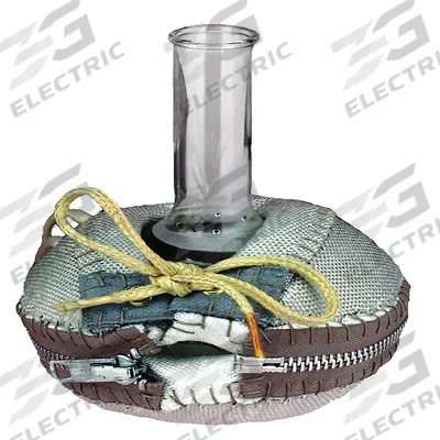 BRISKHEAT Heating Mantle: 1 L Capacity, 380 W Watt - Max, Fiberglass Cloth - Cloth-Housed Spherical Heating Mantles