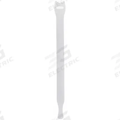 VELCRO BRAND Perforated Back to Back Strap: 8 in Lg, 2.00 in, 0.75 in Wd, Nylon/Polypropylene - Slotted Hook-and-Loop Cable Ties