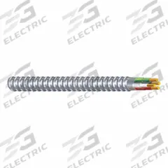 SOUTHWIRE Metal Clad Cable: 8 AWG, 3 Conductors, Copper, 1,000 ft, Aluminum, Std, THHN (MPN 68713703). Key specifications — Brand: SOUTHWIRE.
