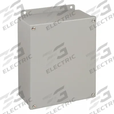 WIEGMANN Enclosure: Steel, 10 in x 8 in x 6 in, NEMA 12/13, Solid Cover - Steel Dust-Tight Enclosures