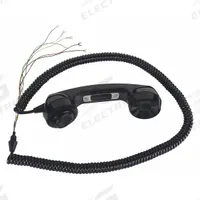 HUBBELL GAI-TRONICS Handset Kit: Plastic, Handsets, Cable Tie/Curly Cord/Screws/Spring Clip, 246/256 (MPN 12515-009). Key specifications — Compatible with Series: 246; Manufacturer Part Number: 12515-009; Compatible with Manufacturer Model Number: 227-001; Product Type: Pressbar Handset; For Use With: Telephones; Includes: Curly Cord; Brand: HUBBELL GAI-TRONICS; Color: Black.