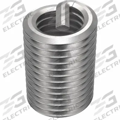 HELI-COIL Helical Insert: Tanged Tang Style, Free-Running, M7-1.00 Thread Size, Plain - Free-Running Tanged Helical Inserts