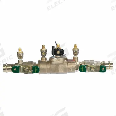 WATTS NPT inlet and outlet connections with Viega ProPress (R) Adaptors: LF007 - Watts Double Check Backflow Preventers