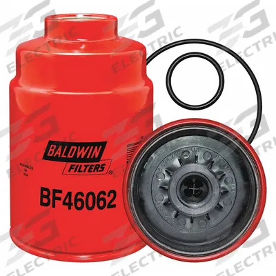 BALDWIN FILTERS Fuel Filter: Spin-On, 6 3/8 in Overall Lg, 4 1/16 in Outside Dia - Spin-On Fuel Filters