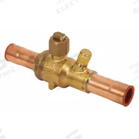 NDL Refrigerant Ball Valve: 3/4 in Female Sweat, -40°F to 302°F, 900 psi, 0.8 in Port Size (MPN NBV06-S). Key specifications — Brand: NDL.