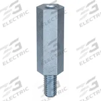 Standoff: Male x Female, M4x0.70 Thread Sz, 28 mm Lg, Hex, Steel, Zinc-Plated, 7 mm Hex Wd, 100 PK (MPN M11398.040.0020). Key specifications — Brand: APPROVED VENDOR.