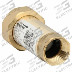 WATTS Dual Check Valve: LF7, 3/4 in Pipe Size, FNPT x FNPT, 3.63 in Overall Lg, Copper Silicon Alloy (MPN 3/4 LF7 U2-2). Key specifications — Brand: WATTS; Connection Type: FNPT x FNPT.