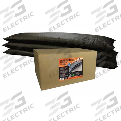 QUICK DAM Flood Bag Emergency Kit: Fresh Water, 3 1/2 in Overall Ht - Water-Activated Sandless Sandbags