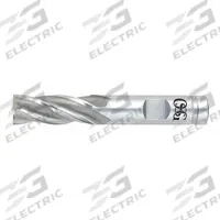 OSG Square End Mill: Cobalt, TiN Coated, 4 Flute, 7/16" Mill Dia, 1" LOC, 2-11/16" OAL (MPN 5400605)
