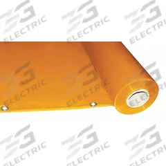 WESTWARD Welding Curtain Roll: PVC, 5 ft Ht, 75 ft Wd, Yellow (MPN 22RN52). Key specifications — Manufacturer Part Number: 22RN52; Brand: WESTWARD; Curtain Material Type: PVC.