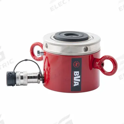 BVA HYDRAULICS Lock Nut Hydraulic Rams: 60 ton Nominal Capacity, 2 in Nominal Stroke Lg - Low Profile Lock Nut Rams