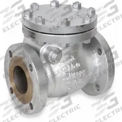 SHARPE Check Valve: Swing, 2-Way, Inline Valve Body, 1 1/2 in Pipe Size, Flange x Flange, 400°F, Std (MPN 4371002230). Key specifications — Seat Material: Metal; Brand: SHARPE.