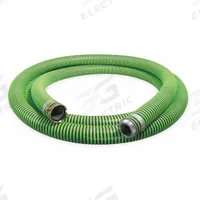 Water Suction and Discharge Hose: 1 1/2 in Hose Inside Dia., 50 psi, Black/Green, 50 ft Hose Lg (MPN GH150-50MF-G). Key specifications — Temp. Range: -40° to 180°F; Hose Color: Black; Brand: CONTINENTAL.