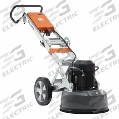 HUSQVARNA Floor Grinder: Walk-Behind, Planetary, 115V AC, 9 Discs, 7 1/8 in Disc Dia., Clockwise (MPN PG450). Key specifications — attr122173: 120V AC; attr122134: HUSQVARNA; attr122160: Walk-Behind; attr122165: Clockwise; attr146222: 115V AC.
