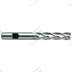 YG-1 Square End Mill: High Speed Steel, TiN Coated, 4 Flute, 7/8" Mill Dia, 3-1/2" LOC, 5-3/4" OAL (MPN 08144HN)