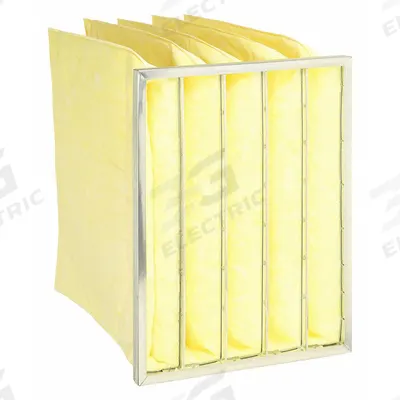 GRAINGER Pocket Air Filter: 24 in x 20 in x 22 in, MERV 14, Yellow, Synthetic - MERV 14 Pocket Air Filters