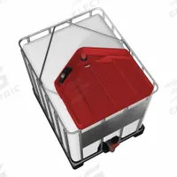 DENIOS Accessories for IBC Totes: 28.7 in x 7 in x 31.1 in, K22-0153, 28.7 in x 7 in, Red. Key specifications — Brand: DENIOS; Color: Red; Display Sell UOM: EA.