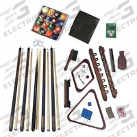 HATHAWAY Pool Table Billiard Accessory Kit: Walnut (MPN BG2540W). Key specifications — attr989523: Shaker Bottle and Numbered Peas; attr989535: Pool Table Billiard Accessory Kit; attr989526: Wood; attr989508: HATHAWAY; attr989511: Walnut.