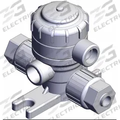 SMC Chemical Liquid Valve: 1/4 in, Air to Spring, Fail Closed, PFA, 1/8 in NPT, 0°C to 60°C (MPN LVQ20-Z07N-9). Key specifications — Actuator Operation: Air to Spring; Fail Safe Position: Fail Closed; Manufacturer Part Number: LVQ20-Z07N-9; Brand: SMC.