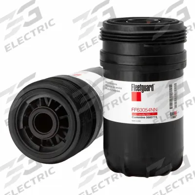 FLEETGUARD Automotive Fuel Filter: 12 3/8 in Overall Lg, 4 in Outside Dia, Diesel Fuel - Spin-On Fuel Filters