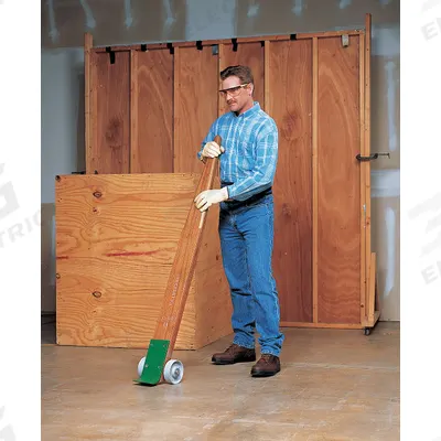 APPROVED VENDOR Pry Bar Dolly: 3,500 lb, Wood, 60 in Handle, Iron - Wood Handle & Iron Nose Plate Pry Bar Lever Dollies