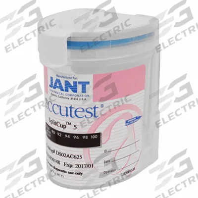 ACCUTEST Drug Test Cup: 25 Tests, AMP/COC/MET/OPI/THC, No Reagants Required - Drug Testing Kits
