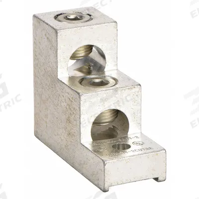 SCHNEIDER Mechanical Connector: For Wire Size 2 AWG – 600 kcmil - Stacked Mechanical Panelboard Lugs