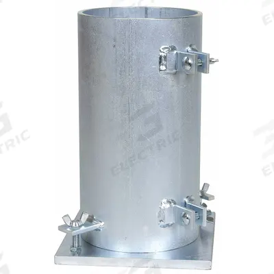 HUMBOLDT Cylinder Mold: Cylinder Mold, Base Plate, Steel, 12 in Overall Ht, 6 in Overall Dia - Cylinder Molds