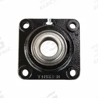 TIMKEN Flange Mount Bearing: Radial Ball, 2 in Bore, Cast Iron, Set Screws, 6 3/8 in Lg, 6 3/8 in Ht (MPN YCJM2). Key specifications — Bore Type: Cylindrical; Brand: TIMKEN; Lubricant Material: NLGI 2 Lithium Complex Grease; Mounting Bolt Size: 5/8 in; Split Housing: Not Split; System of Measurement: Inch.