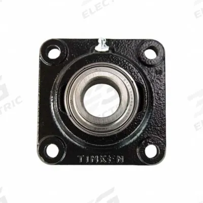 TIMKEN Flange Mount Bearing: Radial Ball, 2 in Bore, Cast Iron, Set Screws, 6 3/8 in Lg - General Purpose Flange-Mount Ball Bearings