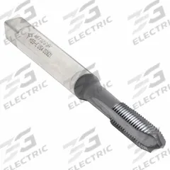 CLEVELAND Spiral Point Tap: M6x1 Metric, 6H, 3 Flute, Plug Chamfer, TiAlN Coated Cobalt (MPN C86138)