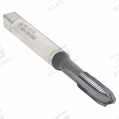 CLEVELAND Spiral Point Tap: M6x1 Metric, 6H, 3 Flute, Plug Chamfer, TiAlN Coated Cobalt (MPN C86138) - General Purpose Spiral-Point Taps