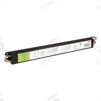 APPROVED VENDOR Fluorescent Ballast: 120 to 277V AC, 2/3/4 Lamps Supported - Programmed Rapid Start Electronic Fluorescent Ballasts
