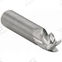 CLEVELAND Corner Radius End Mill: Carbide, 4 Flute, 5/8" Mill Dia, 3/4" LOC, 0.03" Rad, 3" OAL (MPN C60060)
