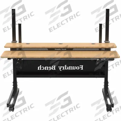 VERSADESK Standing Desk: Bamboo, Natural Bamboo, 60 in Overall Wd, 30 in Overall Dp - Electric Adjustable-Height Desks
