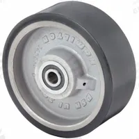 APPROVED VENDOR Caster Wheel: 8 in Wheel Dia., 2 in Wheel Wd, Polyurethane, 1,950 lb Load Rating (MPN W-820-DB70-1/2). Key specifications — Brand: APPROVED VENDOR; Wheel/Tread Color: Black.