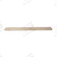 HALLOWELL Pedestal Bench Top: 3 ft x 9 1/2 in, Laminated Maple, Natural, Lacquer (MPN MBT36). Key specifications — Color: Natural; Material: Laminated Maple; Finish: Lacquer; Brand: HALLOWELL.